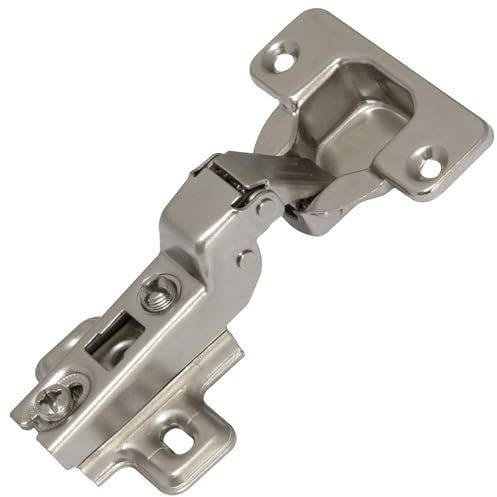 AERZETIX - C41038 - Juego de 4 Bisagras de cazoleta invisibles - apertura 110° - para puertas en semi-aplique con media revestimiento - apertura de montaje ⌀35mm - puertas de muebles cocina armarios