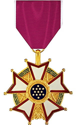 MEDALS OF AMERICA EST. 1976 Legion of Merit (LOM) Medaille, volle Größe, Bronze, Einheitsgröße