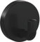 HEWI 477.90B010 90 Mantelhaken 477.90.010 Höhe 50 mm, Tiefe 45 mm, Polyamid tiefschwarz, Farbe: schwarz matt