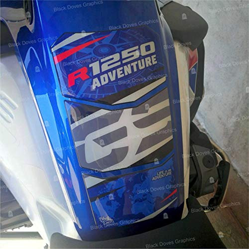 Protezione serbatoio Adesivo 3D compatibile con/sostitutivo per BMW motorrad R1250 GS ADVENTURE 2019 TANK PAD PROTECTIVE 3D R1250GS ADV R 1250