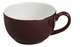 Cappuccino Tasse kaffeebraun Dibbern Fine Bone China