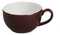 Cappuccino Tasse kaffeebraun Dibbern Fine Bone China