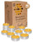 Hyoola Teelichter aus Bienenenwachs, in Aluminium-Tasse, 100% natürliches Bienenwachs 48er Pack