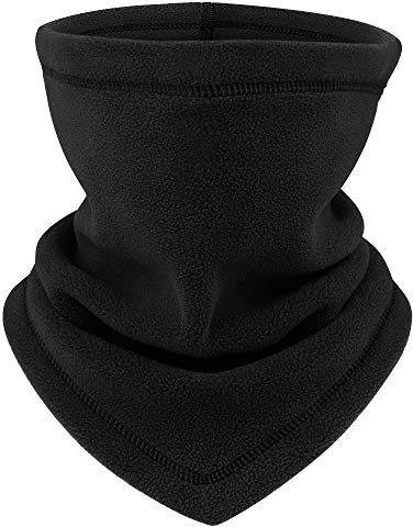 HASAGEI Schlauchschal Herren Damen Fleece Multifunktionstuch Motorrad Halstuch Herren Bandana Windabweisend Halswärmer Winter Warm Gefüttert Nackenwärmer für Outdoor Radsport Ski Motorrad Laufen