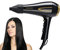 BEPER P301ASC001 Professioneller Haartrockner, AC-Motor, ABS, 2200 Watt, wählbare Einstellungen, 3 Temperaturen, 2 Geschwindigkeiten, inkl. Styler, Schwarz/Gold