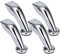 Furniture Legs, 4 Stück Sofa Tischschrank Beine, Sockel Beine für Möbel, Couchtisch FüßE, Möbelbeine Metall, Dicke Edelstahl Sofas, Stühle, Hocker, Schränke und 16 Montageschrauben (95MM)