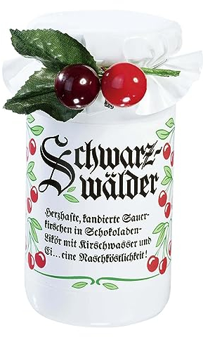 L.W.C. Michelsen - Schwarzwälder Naschtöpfchen (200g) - Kandierte Sauerkirschen in Schokoladen-Eierlikör & Kirschwasser | fruchtig & würzig | nach traditionsreicher Rezeptur
