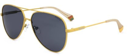 Polaroid Pld 6187/s 40G/C3 YELLOW Sunglasses Unisex Steel, Standard, 60