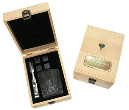Gamekeepers Cottage gifts Venetian Mask Whiskey Gift Set Tumbler Box Accessories Free Engraving 412