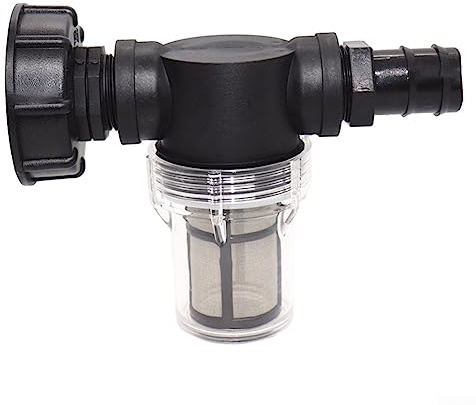 32 mm IBC Regenfass Filter Schlauchverbinder Wasser 100 Mesh Edelstahl Sieb