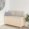 LAPOOH Sitzbank, Flur Möbel, Sitzbank Esszimmer, Bettbank, Flur Deko, Sitzhocker, Truhenbank, Truhenbank, Schlafzimmer Möbel, 110x41x76,5 cm Massivholz Kiefer