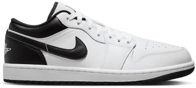 Air Jordan 1 Low 553558-132, Men Sneakers, White, 40 EU