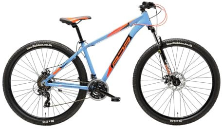 Adriatica Bazam - Mountainbike Off-Roads Wing RCK 29 Zoll, 21-Gang-Schaltung, Mountainbike mit Aluminiumrahmen, Größe 52, hellblau