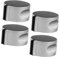Hoement Perillas De Control De Estufa De Gas 4pcs Aleación De Zinc Recambios Para Hornillo De Gas