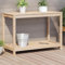 Home & Garden Item-Pflanztisch mit Ablage 108x50x75 cm Massivholz Kiefer