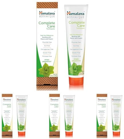 Himalaya Botanique Simply Peppermint Toothpaste - 150g (Packung mit 4)