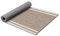 HomeLife Alfombra de cocina antideslizante y lavable, de vinilo, 52 x 300 cm, fabricada en Italia, antimanchas, de PVC, para interiores y exteriores, impresión efecto lino café, alfombra de pasillo