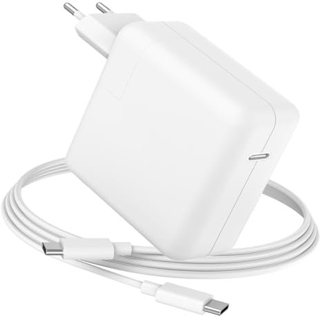 Ladekabel für MacBook, 96W USB C Ladegerät Schnell Netzteil für MacBook Pro 16, 15, 14, 13 Zoll, MacBook Air 2020/2019/ 2018, iPad Pro 12.9/11 Zoll 2020/2019/2018 mit 2M USB C zu C Ladekabel