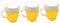 Warmhm Realistische Bierglas-kuchendekorationen Bierdeckel Bierdeckel Bier-geburtstagskuchendeckel Für Papa
