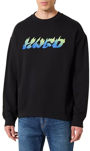 HUGO Men's Nifterix Sweatshirt, black, XL