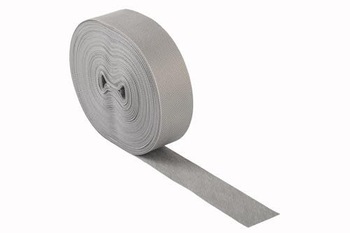 Cover It Gris Occultant Cloture 4,7cmx98m - Brise Vue Jardin - Brise Vue Grillage Rigide - Lamelles Occultation - Différentes Tailles et Couleurs Brise Vue Occultant