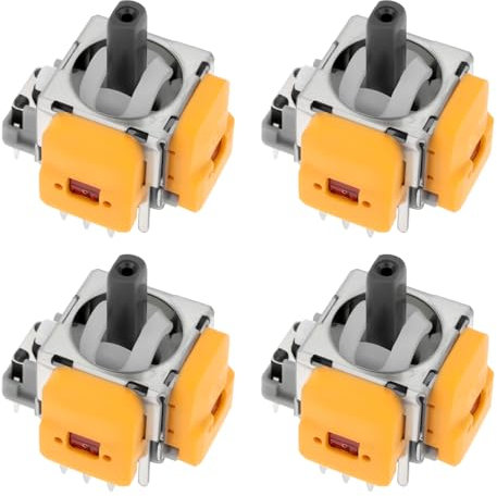 YINETTECH 4pcs Joysticks de Rechange pour Console de Jeu à Effet Hall Compatible avec Playstation 5 Le Contrôleur Capteur Analogique 3D Module de Levier de Doigt