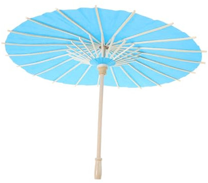 MOBUTOFU Paraguas De Papel Al Óleo Blanco Para Pintar Actividad Creativa Adultos Para Decoración De Fiesta Años Bodas y Cosplay Paraguas De Danza Clásica De Papel