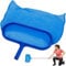 TECHZOCO Recogehojas para Fondo Piscina, Recogehojas Plano Piscina, Producto Reforzado con Malla Fina, Pool Skimmer Rake Net, Limpia Piscinas, No Incluye Mastil, Diseño Rectangular 41 x 18 cm