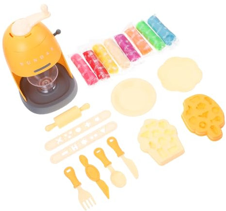 Yardwe Machine à Glace pour Garçon Fille Jouet Simulation Glace Faire Soi-même Argile Colorée De Jouet à Crème Glacée