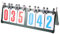 HEMOTON Tableau de Bord Tableaux de Bord Gardien de Score Base-Ball Basket-Ball Jeu marqueur de Tennis Flipper de Tableau de Volley-Ball Batteur de Score Alliage d'aluminium Vert Olive