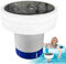 Ionizador solar para piscina, purificador de iones de plata y cobre, limpiador de piscinas, purificador de agua automático flotante para jardín al aire libre, patio, piscinas, flotador solar ecológico
