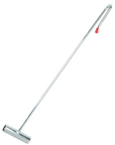 Dickly Herramienta para atrapar ovejas, dispositivo de captura de metal, fácil de usar, portátil, de largo, resistente, gancho para ovejas, para granja, 50cm