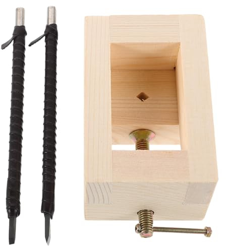 Healeved Ergonomisches Holzgravur set mit Wolframstahlklingen Langlebiges Schnitzmesser set für Anfänger und Profis Vielseitig Einsetzbar für Holz Stein Jade und Metallgravuren