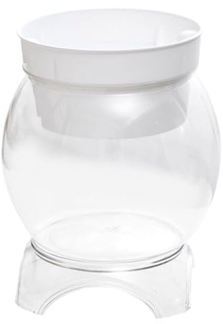 Hydroponisches Aquarium, Aquaponisches Aquarium, 3-in-1 durchsichtige Kunststoffschale mit Ständer und Pflanzgefäß, gesundes 1, 5-Gallonen- für Aquarienpflanzen, M