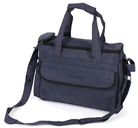 CHIC 4 BABY 415 52 Wickeltasche Komfort, Navy blau, blau