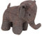 URBNLIVING Elephant Door Stop Soft Stuff Plush Animal Novelty Cool Vintage Design 3 Colours (Light Brown)
