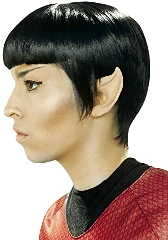 Maskworld Star Ears - Ohren aus hochwertigem Latex - Alien Ohren Latexapplikation hautfarben mit Mastix Hautkleber - für Halloween Karneval & Motto-Party Kostüm-Accessoire