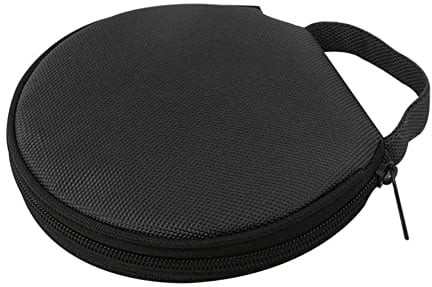 Tragbarer CD Player Tasche, 20 KapazitäT CD/DVD AufbewahrungshüLle CD Organizer Auto CD Speicher Tasche FüR Die Aufbewahrung Von Reisen, Aus Oxford-Stoff, Schwarz