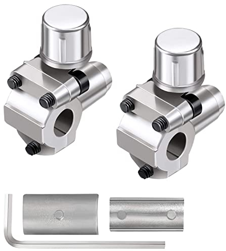 RUIZHI 2 Stück BPV-31 Piercing Ventil Klimaanlage Kühlschrank Teile Einstellbares Ventil Bullet Piercing Tap Valve für 1/4 Zoll, 5/16 Zoll, 3/8 Zoll Schläuche