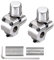 RUIZHI 2 Stück BPV-31 Piercing Ventil Klimaanlage Kühlschrank Teile Einstellbares Ventil Bullet Piercing Tap Valve für 1/4 Zoll, 5/16 Zoll, 3/8 Zoll Schläuche