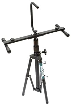 Makita Lampenstativ (passend für DEADML805 LED-Baustrahler, Teleskopauszug 990 bis 1.750 mm einstellbar, Stativ für Arbeitsleuchte) GM00002283