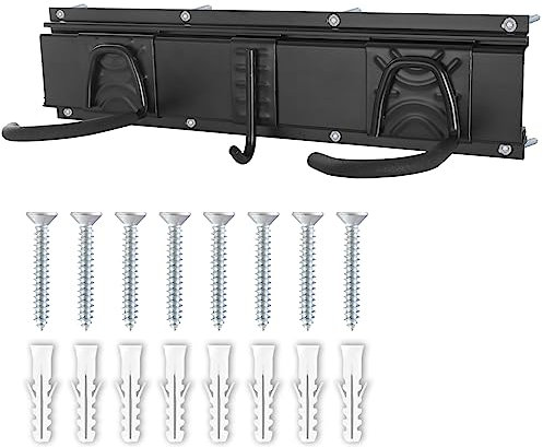 HIGHRAZON Bike Storage Rack Wall Mount Garage Hanger for 2 Bicycles & 1 Helmets, Adjustable Bike Rack Holds Up to 100Lbs