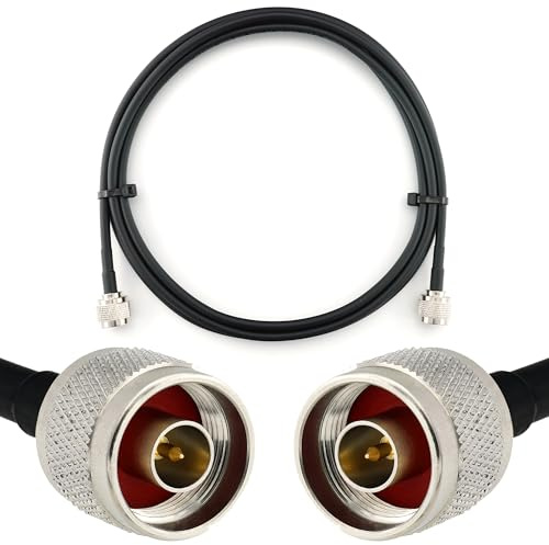 RANGEFUL 3m N Stecker auf N Stecker — HF-240 (LMR 240 Äquivalent) Verlängerung Antennenkabel — für WiFi RF Antenne GSM LTE 4G 5G 6G Router Signalverstärker Lora Ham CB Funk