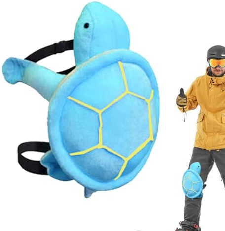 Anulely Turtle Pad Snowboarden | Süßes Schutz-Hüft-Po-Pad,Schildkröten-Hüftschutz, Anti-Fall, weiche Ski-Schutzpolster für Snowboarden, Skaten, Kinder und Erwachsene