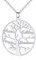 Custom4U Collier 4 Prénoms à Graver Arbre de Vie Pendentif Arbre Généalogique Prénom Enfant Personnalisé Acier Inoxydable Bijoux pour Famille Maman Grandmère