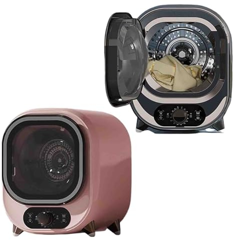 Sèche-Linge Portable à Condensation, Petit sèche-Linge, Mini essoreuse ventilée de 5 kg, idéal pour Plan de Travail ou Montage Mural, Compact, capacité de Charge de 0,8 kg,001