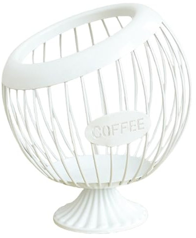 Fulenyi Espresso Pod Holder,Espresso Pod Holder & Coffee Pod Organizer - Sturdy Coffee Cup Basket, Tidy Up Your Coffee Station, Espresso Pod Holder, Metal Organizer Coffee Cup Holders