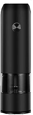 Molinillo de Pimienta Negra USB Cargando Sal y Pimienta Sales y Molinillo de Pimienta Cocina rugosidad Ajustable rugosidad de cerámica Molinillo de Semillas de Sésamo(B)