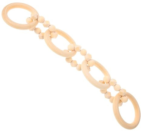 MUSISALY Modern Home Decor Wooden Ring Ornaments Link Decor Natural Knot Craft Decorative Ornaments for Living