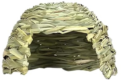 Casa De Césped para Cobayas | Cabaña para Cobayas, Casa De Paja para Mascotas, Cama para Dormir, De Hierba, Escondido para Escondites De Cobayas, Cama Escondida para Juegos De Animales Peque